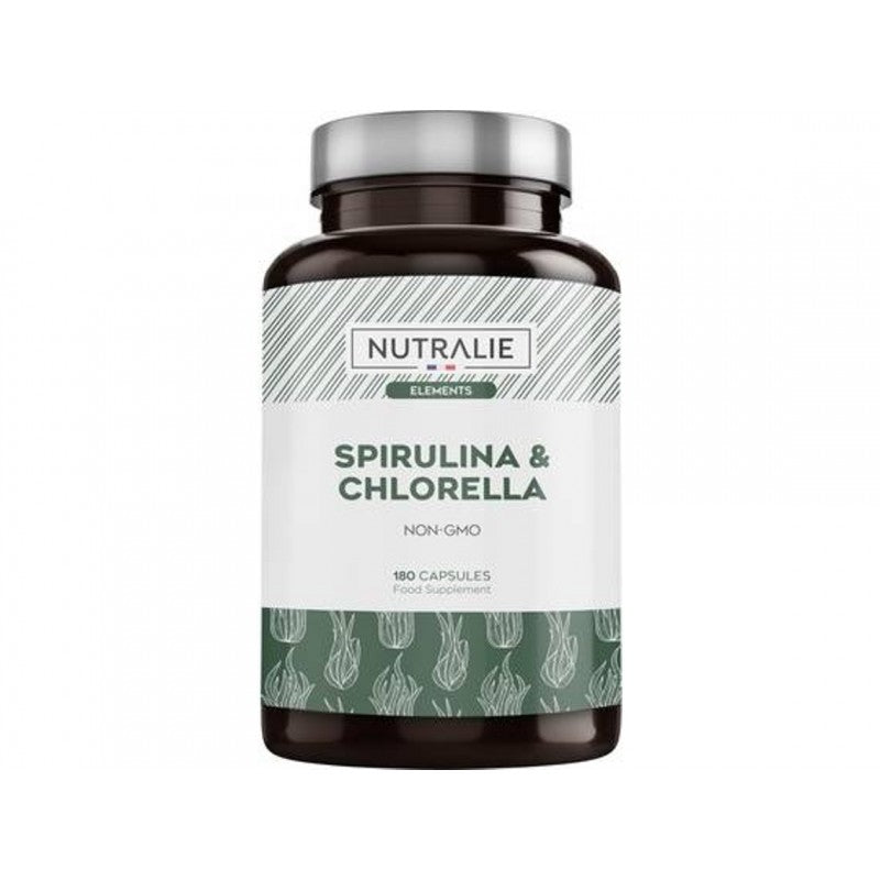 Nutralie Spirulina et Chlorella | 180 Capsules