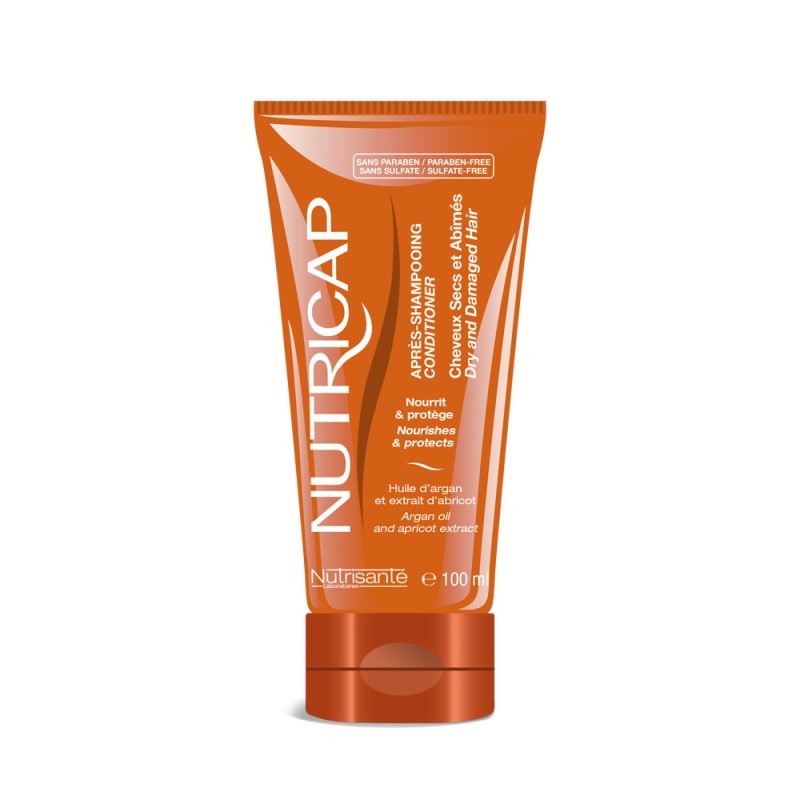 NUTRISANTE NUTRICAP APRES SHAMPOOING SANS SULFATE CHEVEUX SECS ET ABIMES 100ML prix Maroc