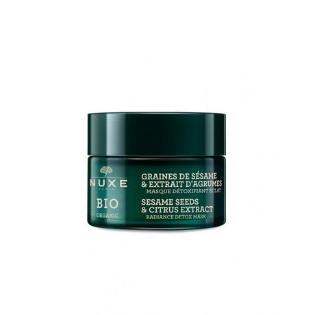 NUXE BIO ORGANIC MASQUE DETOXIFIANT ECLAT GRAINES DE SESAME ET EXTRAIT D'AGRUMES 50ML prix Maroc