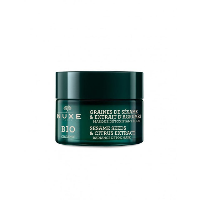 NUXE BIO ORGANIC MASQUE DETOXIFIANT ECLAT GRAINES DE SESAME ET EXTRAIT D'AGRUMES 50ML prix Maroc