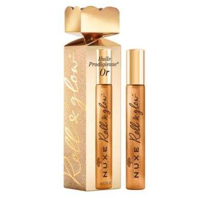 NUXE HUILE PRODIGIEUSE OR ROLL AND GLOW 8 ML Parapharmacie prix Maroc
