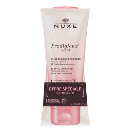 NUXE OFFRE PRODIGIEUX® FLORAL gelée de douche parfumée 200 ml | Lot de 2 prix Maroc