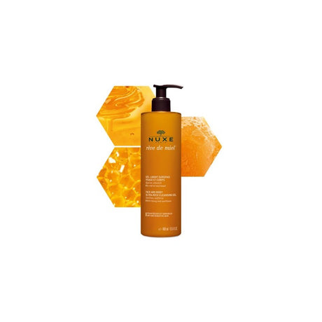 NUXE RÊVE DE MIEL® Gel lavant surgras visage et corps 400 ML prix Maroc