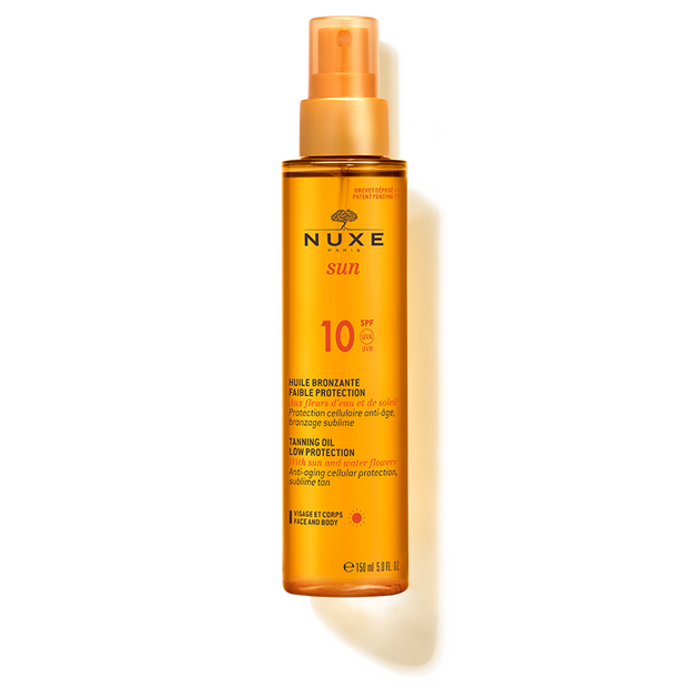 Nuxe Sun Huile Bronzante Faible Protection 150 ml SPF 10