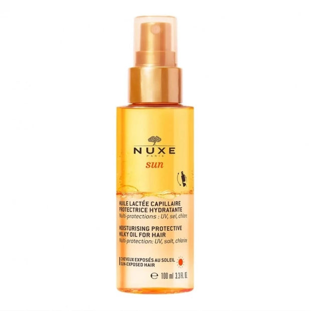 Nuxe Sun Huile Lactée Capillaire Protectrice Hydratante 100 ml