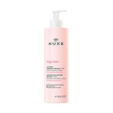 NUXE VERY ROSE LAIT CORPS HYDRATANT APAISANT 24H 400 ML Parapharmacie prix Maroc