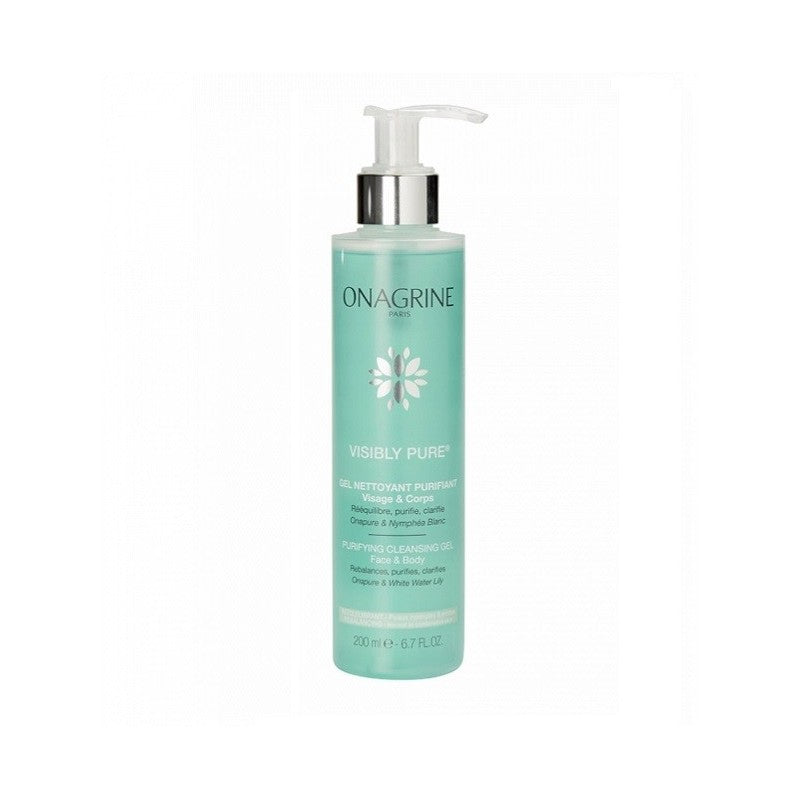 ONAGRINE VISIBLY PURE Gel Nettoyant Purifiant 200 ml prix Maroc