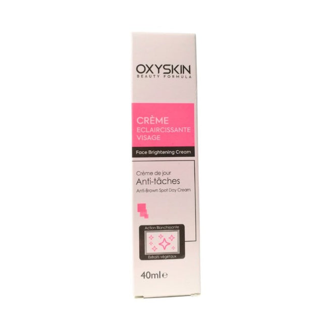 OXYSKIN crème éclaircissante visage | 40ml prix Maroc