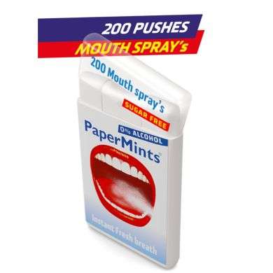 PAPERMINTS 200 MOUTH SPRAYS prix Maroc