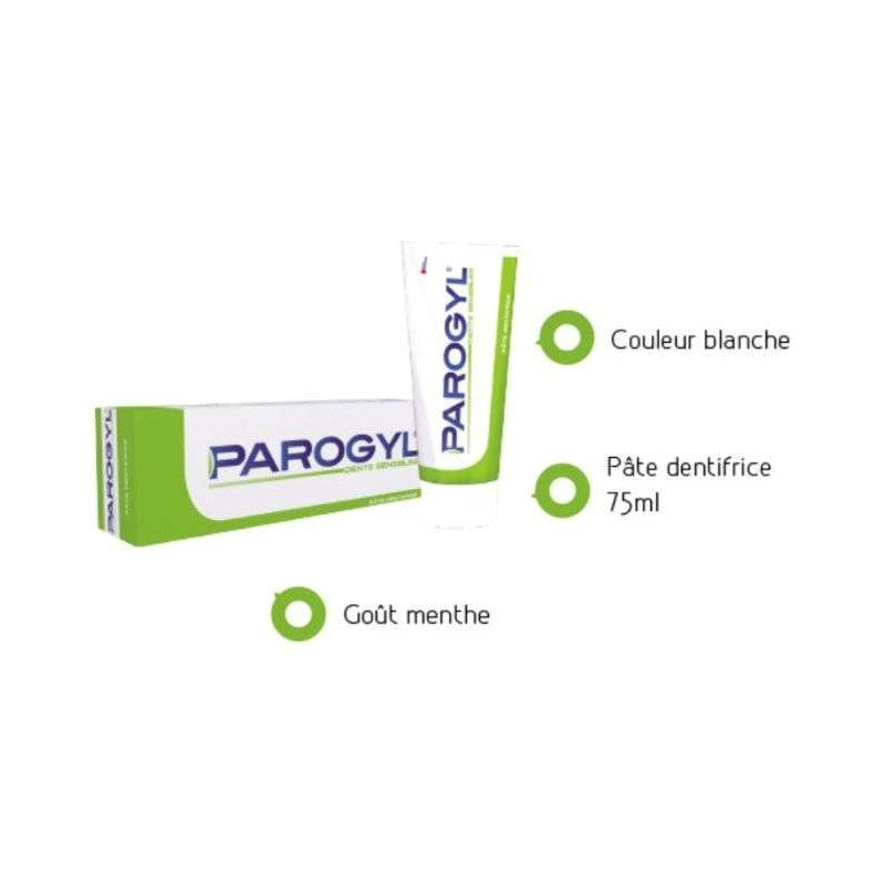 Parogyl Dentifrice Dents Sensibles 75ml