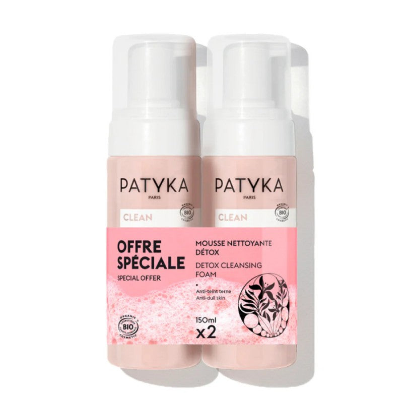 PATYKA CLEAN PACK MOUSSE NETTOYANTE DETOX 150ML*2