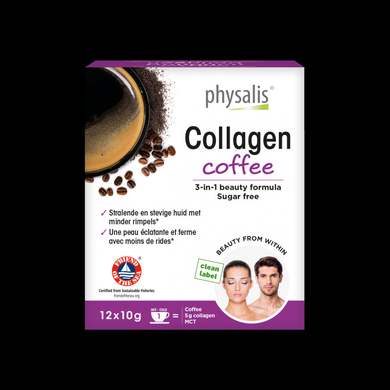 PHYSALIS COLLAGEN COFFEE 3EN1 B12 SACHETS prix Maroc