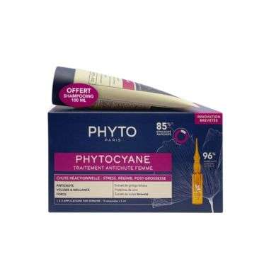 PHYTO SET PHYTOCYANE TRAITEMENT ANTICHUTE FEMME CHUTE REACTIONNELLE Parapharmacie prix Maroc