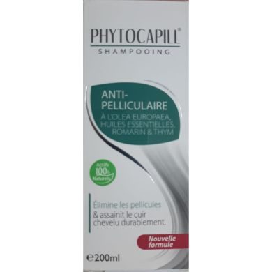 PHYTOCAPILL SHAMPOOING ANTI-PELLICULAIRE 200 ML Parapharmacie prix Maroc