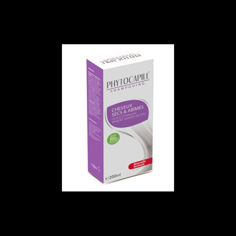 PHYTOCAPILL shampoing cheveux secs et abîmés à l'huile de jojoba 200 ml