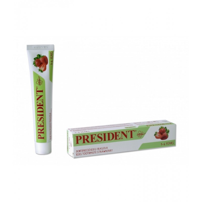 President Kids Dentifrice Fraise 3-6 Ans 50 ml