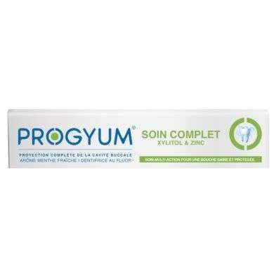 PROGYUM DENTIFICE SOIN COMPLET ZINC ET XYLITOL 75 ML prix Maroc