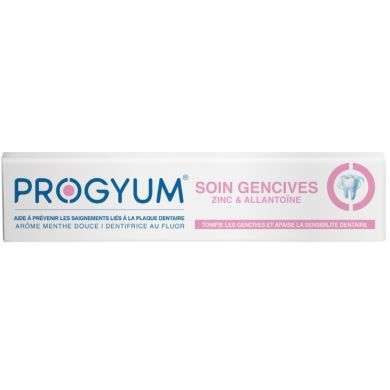 PROGYUM DENTIFICE SOIN GENCIVES ZINC ET ALLANTOINE 75 ML prix Maroc