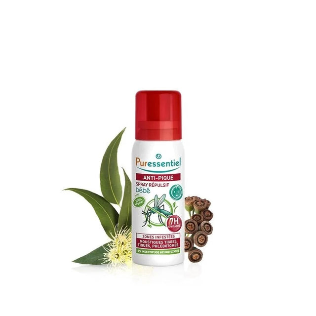 PURESSENTIEL ANTI-PIQUE spray répulsif bébé 60 ml prix Maroc