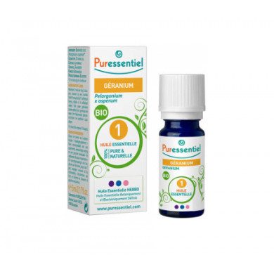 PURESSENTIEL HUILE ESSENTIELLE GERANIUM BIO 5 ML prix Maroc