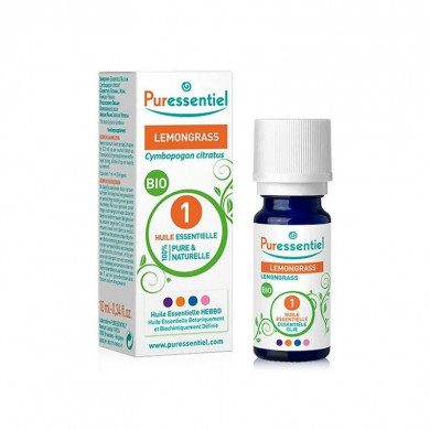 PURESSENTIEL HUILE ESSENTIELLE LEMONGRASS BIO 10 ML prix Maroc
