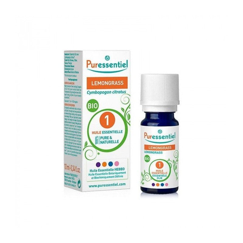 PURESSENTIEL HUILE ESSENTIELLE LEMONGRASS BIO 10ML prix Maroc