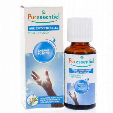 PURESSENTIEL HUILE ESSENTIELLE POUR DIFFUSION ENERGY POSITIVE 30 ML prix Maroc