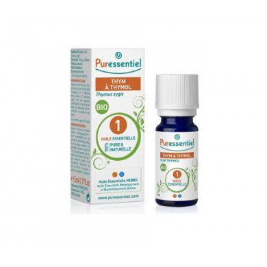 PURESSENTIEL HUILE ESSENTIELLE THYM THYMOL BIO 5 ML prix Maroc