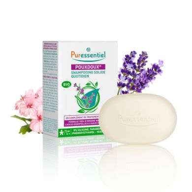 PURESSENTIEL POUXDOUX SHAMPOOING SOLIDE 60 G Parapharmacie prix Maroc