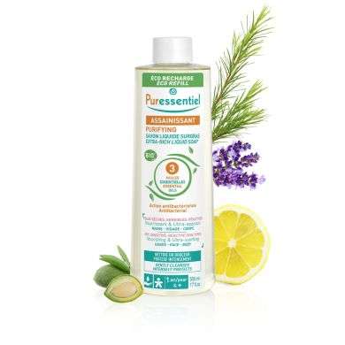 PURESSENTIEL ASSAINISSANT SAVON LIQUIDE SURGRAS ECO RECHARGE 500 ML Parapharmacie prix Maroc