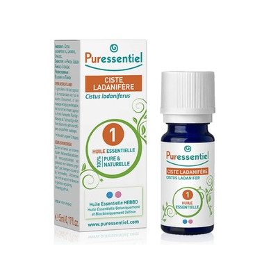 PURESSENTIEL HUILE ESSENTIELLE CISTE LADANIFERE BIO 5ML prix Maroc
