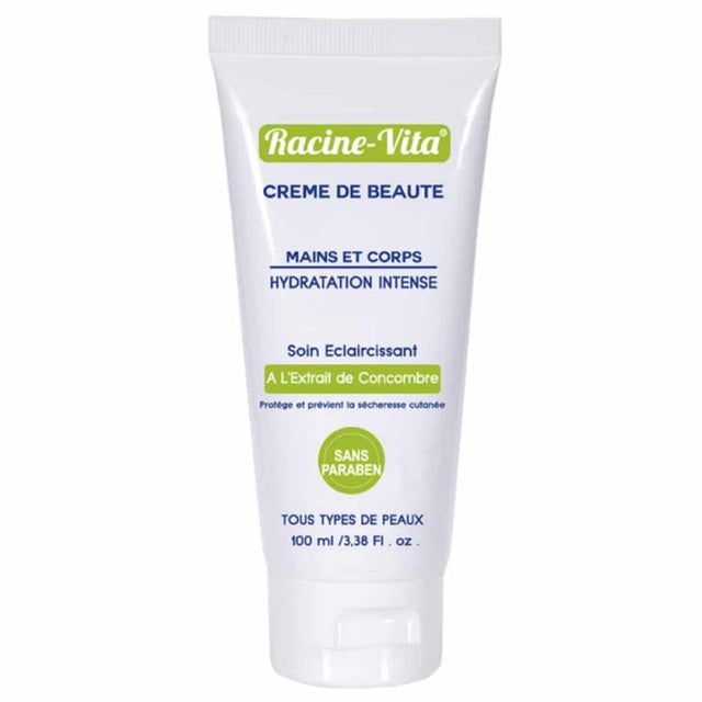 RACINE-VITA CREME DE BEAUTE MAINS ET CORPS A L EXTRAIT DE CONCOMBRE 100ML prix Maroc