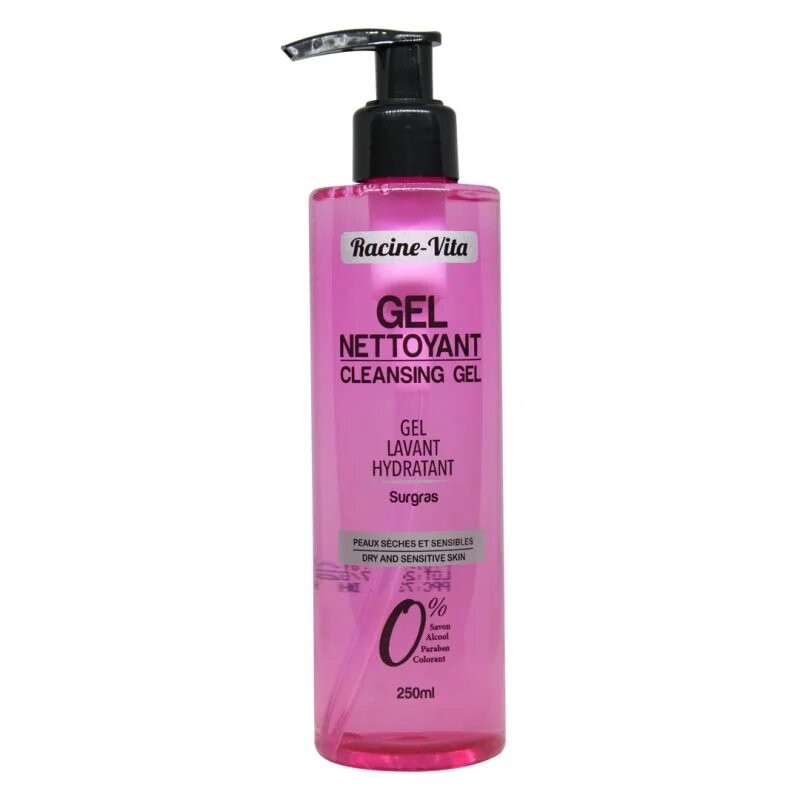 Racine-Vita Gel Nettoyant Peaux Seches et Sensibles 250ml