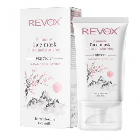 REVOX JAPANESE RITUAL 3 MINUTE ULTRA MOISTURIZING FACE MASK, 30 ml prix Maroc