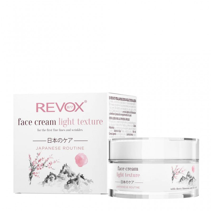 REVOX JAPANESE RITUAL Face cream light texture 50ml prix Maroc