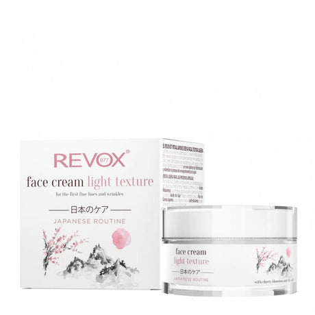 REVOX JAPANESE RITUAL Face cream light texture 50ml prix Maroc