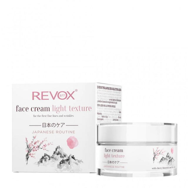 REVOX JAPANESE RITUAL Face cream light texture 50ml prix Maroc