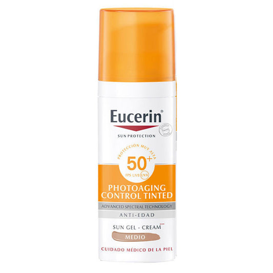 EUCERIN PHOTOAGING CONTROL TINTED SUN GEL CREME SPF 50+ MEDIUM