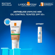 LA ROCHE POSAY OFFRE ANTHELIOS UVMUNE 400 GEL CREME OIL CONTROL TEINTE SPF 50 + EAU THERMALE 50ML OFFERT prix Maroc