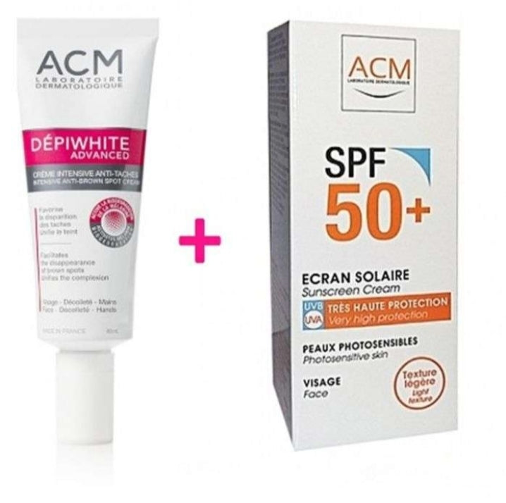 ACM DPIWHITE ADVANCED CREME INTENSIVE ANTI-TACHES + ACM ECRAN SOLAIRE OFFERT