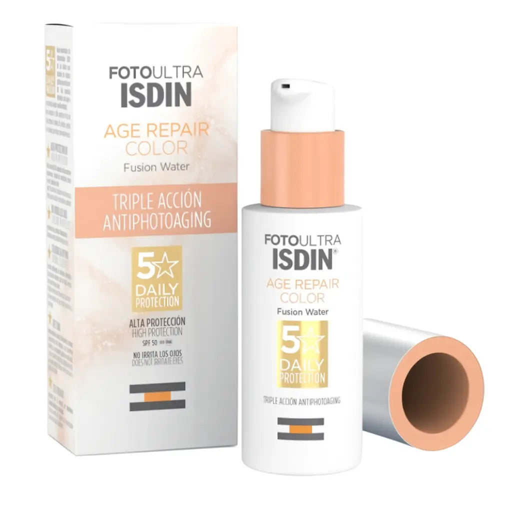 ISDIN FOTO ULTRA Anti-âge Repair Color Fusion Water spf 50+ | 50 ml - prix Maroc