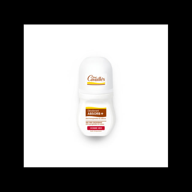 ROGE CAVAILLES ABSORB+ DEO HOMME SOIN régulateur 48H roll on 50 ml prix Maroc