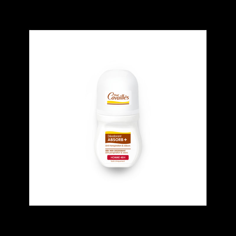 ROGE CAVAILLES ABSORB+ DEO HOMME SOIN régulateur 48H roll on 50 ml