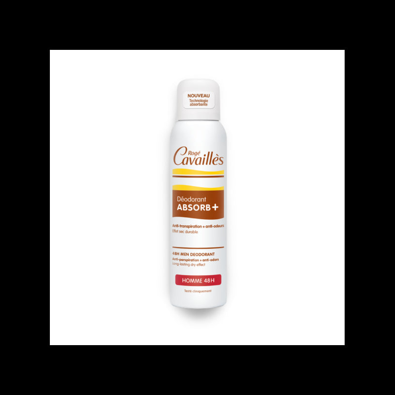 ROGE CAVAILLES ABSORB+ DEO HOMME SOIN régulateur spray 48H 150 ml prix Maroc