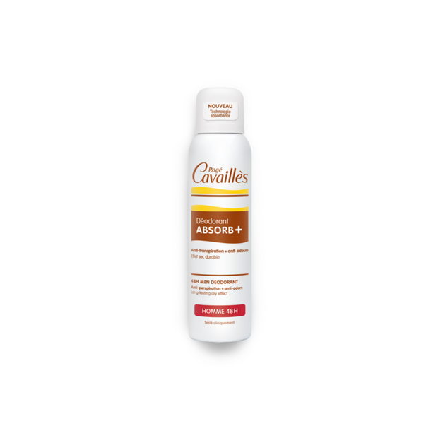 Roge Cavailles Absorb+ Deo Homme Soin Régulateur Spray 48H 150 ml