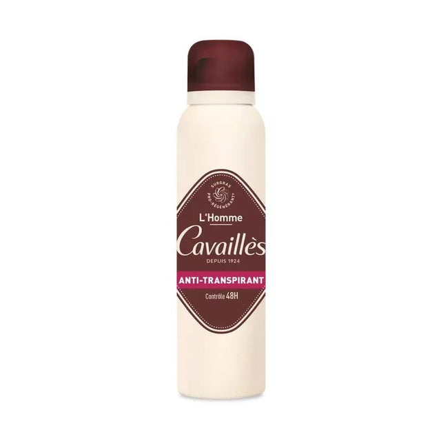 ROGE CAVAILLES DEODORANT SPRAY L'HOMME ANTI-TRANSPIRANT CONTROLE 48H 150ML prix Maroc