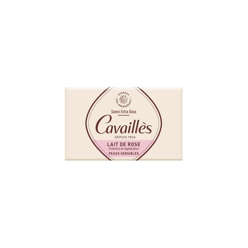 Roge Cavailles Lait de Rose Savon Surgras Extra Doux 250g