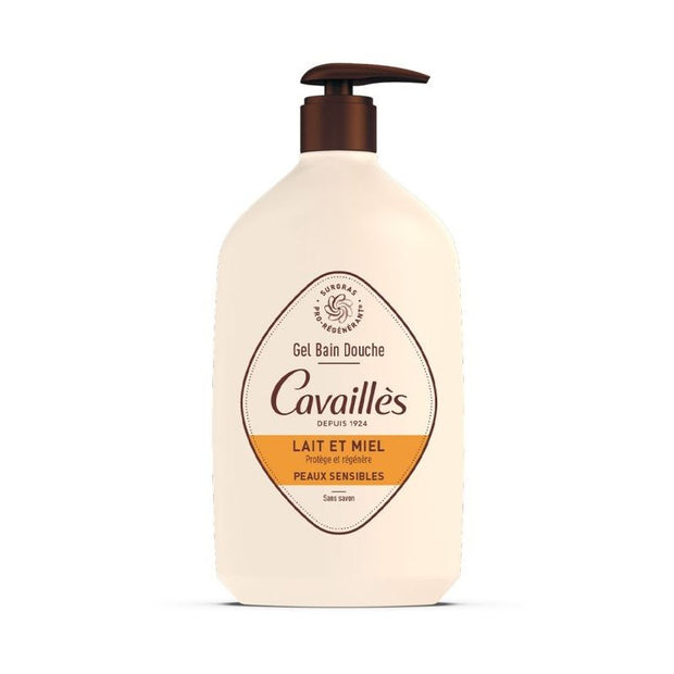 Roge Cavailles Lait & Miel Gel Bain Douche 1l