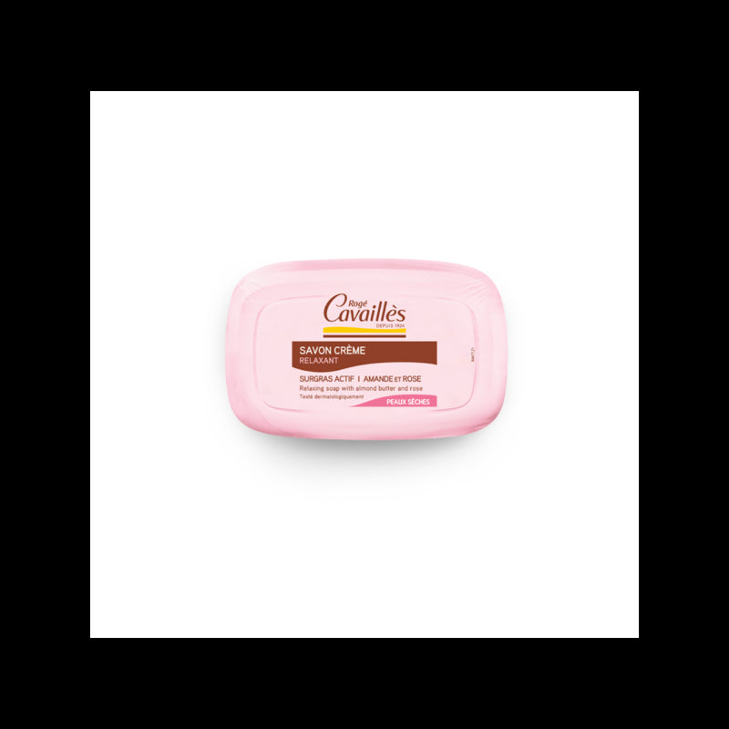 Roge Cavailles Relaxant Savon Crème Amande & Rose 115g