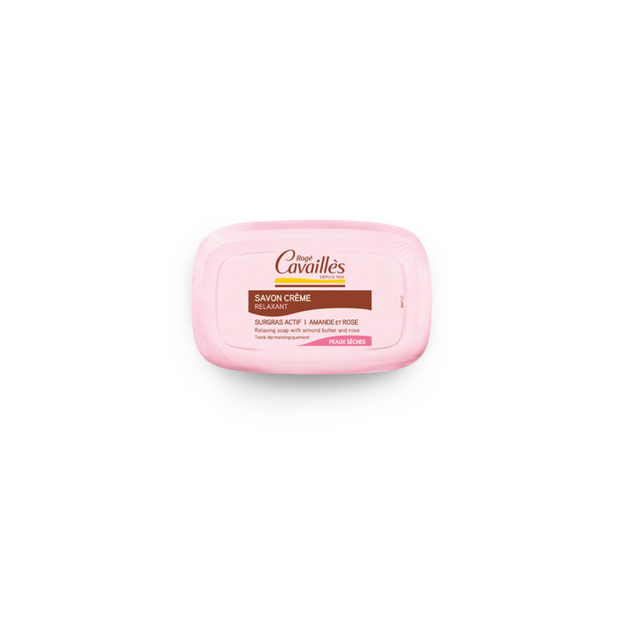 Roge Cavailles Relaxant Savon Crème Amande & Rose 115g